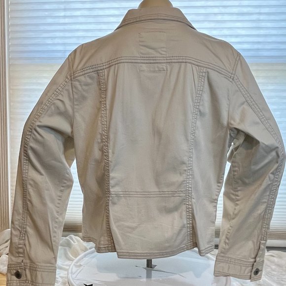 Sonoma Lifestyle KHAKI COTTON SPANDEX BLEND BLAZER NWOT SIZE XL - Picture 3 of 6